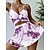 cheap Bikini-Women&#039;s Abstract Graphic 2 Piece Bikini Swimwear