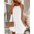 cheap Casual Dresses-Women&#039;s Casual Dress Leaf Shift Dress Summer Dress Crew Neck Ruffle Mini Dress Outdoor Daily Basic Classic Regular Fit Sleeveless White Spring Summer S M L XL XXL