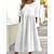 cheap Super Sale-Women&#039;s Casual Cotton Midi Dress with Pockets