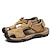cheap Men&#039;s Shoes-Men&#039;s Sporty Leather Sandals for Outdoor Beach Daily