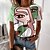 billige T-shirts-Dame T skjorte Gul Rosa Blå Trykt mønster Portrett Daglig Helg Kortermet Rund hals Grunnleggende Normal Portrett Maling S