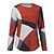 preiswerte T-shirts-Damen T Shirt Geometrisch Farbblock B¨¹ro Basic Rundhalsausschnitt Rote Herbst Winter