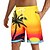 cheap Men's Underwear &amp; Swimwear-Men's 3D Print Coconut Tree Swim Shorts