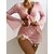 economico Bikini-Per donna Costumi da bagno Bikini Normale Costume da bagno Liscio Nappa Nero Bianco Rosa Costumi da bagno Abbigliamento mare Estate Sportivo