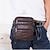 cheap Men&#039;s Bags-Men&#039;s Bags Cowhide Shoulder Messenger Bag Crossbody Bag Zipper Solid Color Daily Messenger Bag Coffee