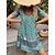 cheap Midi Dresses-Women&#039;s Casual Dress Floral Ethnic Dress Print Dress V Neck Print Mini Dress Outdoor Daily Active Streetwear Loose Fit Short Sleeve Pink Red Blue Summer Spring S M L XL