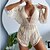 cheap Bikini-Women&#039;s Swimwear Three Piece Normal Swimsuit Solid Color 3-Piece caramel colour Black White Apricot Beige Bathing Suits Summer Sports