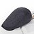 economico Cappelli da uomo-Per uomo Cappello basco Nero Blu marino La moda degli anni &#039;20 Essenziale Tinta unita