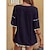 cheap Tops &amp; Blouses-Women&#039;s T shirt Tee Black Wine Navy Blue Print Floral Casual Holiday Half Sleeve Round Neck Basic Regular Floral S
