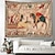 billige Wall Tapestries-bayeux middelaldersk hengende veggteppe veggkunst stort billedvev veggmaleri dekor fotografi bakteppe teppe gardin hjem soverom stue dekorasjon