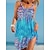 cheap Dresses-Active Basic Women&#039;s Floral Animal Print Casual Summer Dress