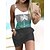 cheap Casual Dresses-Women&#039;s Beach Dress Beach Wear Print Mini Dress Color Block Tropical Fashion Sleeveless Spaghetti Strap Outdoor Daily Regular Fit Blue 2023 Summer Spring S M L XL