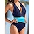 cheap One-Pieces-Women&#039;s Swimwear One Piece Normal Swimsuit Solid Color Quick Dry Navy Blue Army Green Bodysuit Bathing Suits Beach Wear Summer Sports