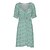 cheap Casual Dresses-Women&#039;s Casual Dress Floral Floral Dress Summer Dress Square Neck Print Mini Dress Outdoor Daily Active Fashion Loose Fit Short Sleeve Sky Blue Green Apricot Summer Spring S M L XL XXL