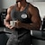 abordables Tank Tops-Men&#039;s Ribbed Sleeveless Vest Top   Breathable Activewear