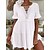 cheap Casual Dresses-Women&#039;s Casual Dress Plain Lace Dress Summer Dress V Neck Lace Cut Out Mini Dress Outdoor Daily Active Fashion Regular Fit Short Sleeve White Summer Spring S M L XL XXL