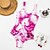 billige One-pieces-Dame Badetøj Et stykke Normal badedragt Batikfarvet Printer Lys pink Blå Grøn Bodysuit Badedragter Strand Tøj Efterår Sport