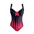 cheap One-Pieces-Women&#039;s Swimwear One Piece Normal Swimsuit Tummy Control Printing Gradient Color Beach Wear Summer Bathing Suits