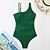 cheap One-Pieces-Women&#039;s Swimwear One Piece Normal Swimsuit Solid Color Mesh Patchwork Black Red Burgundy Blue Dark Green Bodysuit Bathing Suits Beach Wear Summer Sports