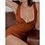 cheap Casual Dresses-Women&#039;s Casual Dress Plain Sheath Dress Tank Dress Strap Button Mini Dress Outdoor Street Active Basic Regular Fit Sleeveless Black Brown Summer Spring S M L XL XXL