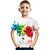 abordables Camisetas y camisas para niños-Camiseta de manga corta para niños crack 3d, camisetas coloridas impresas en 3d a la moda para niños y niñas