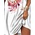 cheap Casual Dresses-Women&#039;s Floral Print Scalloped Neck Mini Dress