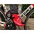 billige Cykelsko-SIDEBIKE Voksne Cykelsko m. pedal og tåjern Sko til landevejscykling Kulstoffiber Dæmpning Cykling Rød Herre Cykelsko / Åndbar Blanding