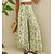 cheap Pants-Elegant Women&#039;s Floral Wide Leg Palazzo Pants
