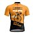 abordables Ropa de ciclismo-21Grams Hombre Manga Corta Maillot de Ciclismo Bicicleta Maillot Camiseta con 3 bolsillos traseros Ciclismo Transpirable Secado rápido Dispersor de humedad MTB Bicicleta Montaña Ciclismo Carretera