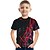 abordables Camisetas y camisas para niños-Camiseta de manga corta para niños crack 3d, camisetas coloridas impresas en 3d a la moda para niños y niñas
