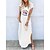 cheap T-shirt Dresses-Women&#039;s Casual Summer T Shirt Maxi Dress V Neck Regular Fit