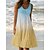 cheap Casual Dresses-Floral Patchwork Women&#039;s Beach Dress