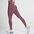 abordables Polainas de yoga-Mujer Pantalones de yoga Control de barriga Levantamiento de tope Estiramiento de 4 maneras Sin costura Aptitud física Entrenamiento de gimnasio Corriendo Alta cintura Mallas Leggings Leggings