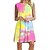 cheap Casual Dresses-Elegant Tie Dye Ombre Mini Dress for Women