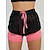 baratos Roupas Para Corrida &amp; Jogging-Mulheres Shorts de Corrida Atlético Calças 2 em 1 Forro Com Cordão Ioga Ginástica Treino de Ginástica Corrida Treinamento Ativo Respirável Secagem Rápida Redutor de Suor Esporte Cinzento Metálico