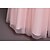 abordables Vestidos de Niña-Niños Chica Vestido Bloque de color Manga Larga Ocasión especial Encaje Malla Espalda al Aire Dulce Poliéster Maxi Vestido de Columpio Vestido con bordado floral 4-12 años Blanco Rosa Vino