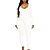 abordables Yoga Sets-Mujer Mono Pijama Mono Invierno Body Color sólido Negro Blanco Yoga Aptitud física Entrenamiento de gimnasio Licra Control de barriga Levantamiento de tope Transpirable Manga Larga Deporte Ropa de