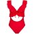 economico Tankini-Per donna Costumi da bagno Bikini Normale Costume da bagno Leopardo A pois Con balze 2 pezzi Stampe Nero Bianco Rosso Marrone Verde Costumi da bagno Abbigliamento mare Estate Sportivo