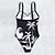 abordables Una pieza-Mujer Bañadores Una pieza Normal Traje de baño Hoja Estampado Negro Mono Trajes de baño Ropa de playa Verano Deportes