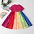 cheap Toddler Girls&#039; Dresses-Girls&#039; Cotton Blend Gradient A Line Dress