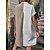 cheap Casual Dresses-Women&#039;s Shirt Dress Casual Dress Shift Dress Outdoor Daily Vacation Mini Dress Fashion Casual Polyester Patchwork Button Shirt Collar Summer Spring Short Sleeve Loose Fit 2023 khaki Color Block S M L