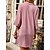 cheap Casual Dresses-Women&#039;s Casual Dress Plain Shift Dress Plain Dress Shirt Collar Button Mini Dress Outdoor Daily Basic Classic Loose Fit 3/4 Length Sleeve Black Pink Blue Summer Spring S M L XL XXL