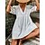 cheap Casual Dresses-Women&#039;s Casual Dress Floral Summer Dress Print Dress V Neck Ruched Print Mini Dress Outdoor Daily Basic Modern Regular Fit 3/4 Length Sleeve White Summer Spring S M L XL XXL