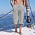 cheap Beach Shorts-Men&#039;s Fashion Linen Cotton Summer Beach Shorts