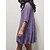 cheap Casual Dresses-Women&#039;s Party Dress Sequin Dress Black Dress Mini Dress White Pink Purple Pure Color Half Sleeve Summer Spring Sequins Fashion Crew Neck Loose Fit Vacation Spring Dress 2023 S M L XL