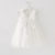 cheap Girls&#039; Dresses-C42# Ivory White Cotton Summer Dress for Girls