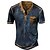 cheap Polos-Men&#039;s Casual Short Sleeve Color Block Polo Shirt