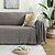 cheap Slipcovers-Sofa Cover Sofa Blanket Solid Color Couch Cover Couch Protector Sofa Throw Cover Washable for Armchair/Loveseat/3 Seater/4 Seater/L Shape Sofa Contemporary Embossed Polyester / Cotton Blend Slipcovers