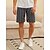 billige Shorts-Herre Shorts Chino shorts Bermuda shorts Ternet Lomme Komfort Åndbart Bomuldsblanding udendørs Daglig I-byen-tøj Afslappet Sort / Hvid Sort