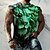 cheap Men&#039;s Tees &amp; Tank Tops-Men&#039;s 3D Animal Print Sleeveless Vest Top